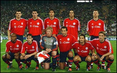les onzes du bayern