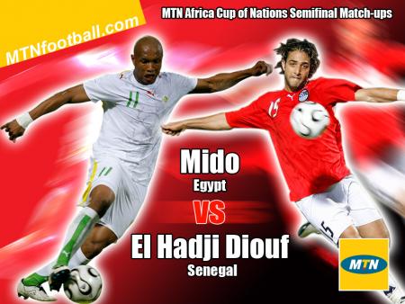 le duel entre diouf et mido