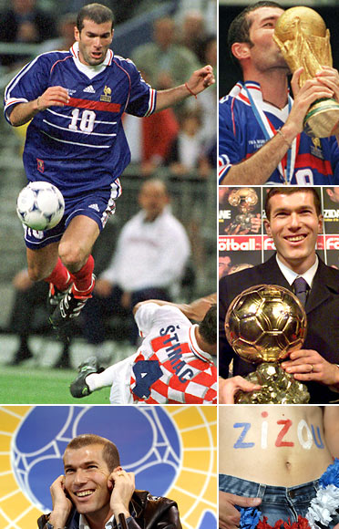 le parcour de zidane