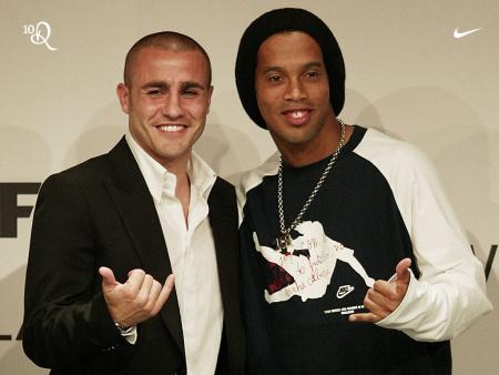 dinho et cannavaro